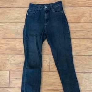 Black BDG kick flare jeans